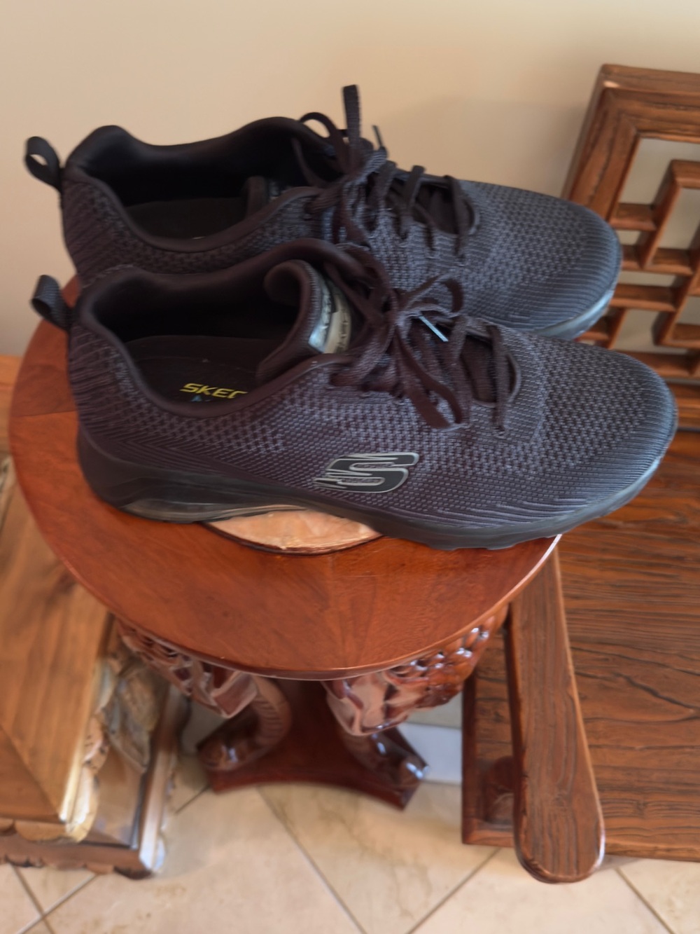 Brand new -Skechers Men’s Black Slip-On Athletic Sneakers